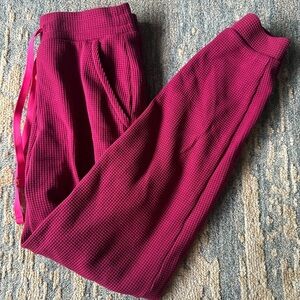 FIGS High Waisted Waffle Jogger Pants